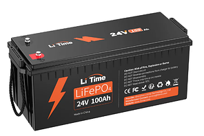Батарея LiFePO4 24V 100Ah, 24 V, вольт, 100 а год, літієвий акб, lifepo4