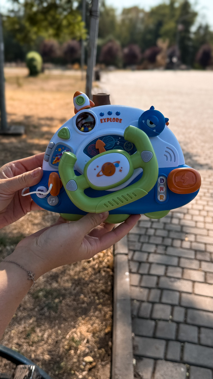 Інтерактивне музичне кермо Космічна подорож 48140 WToys, фото 1