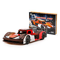 Дерев'яний 3D конструктор Racing Car Puz-01037, 146 деталей