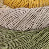 Пряжа Poema/Поема, від гірчичного до хакі 403, Laines du Nord, фото 4