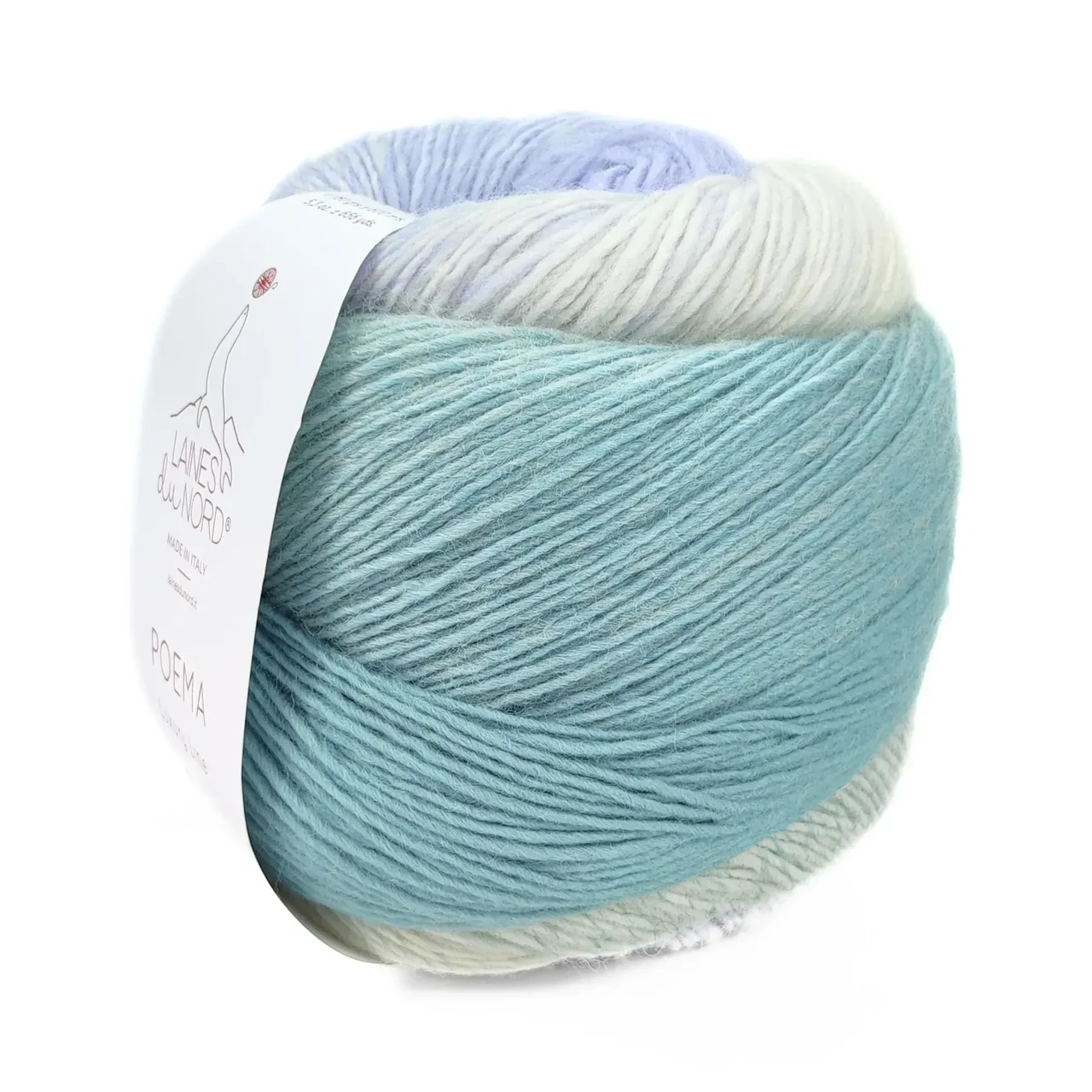 Пряжа Poema/Поема, від бузкового до бірюзового 301, Laines du Nord, фото 1