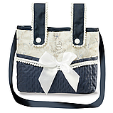 Коляска для ляльок DeCuevas Vintage із сумочкою та парасолькою (розмір 65-38-в64 см) 85044 Синя, фото 4