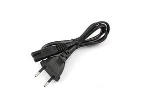 Шнур мережевий до блоку живлення для тату машинок (чорний)