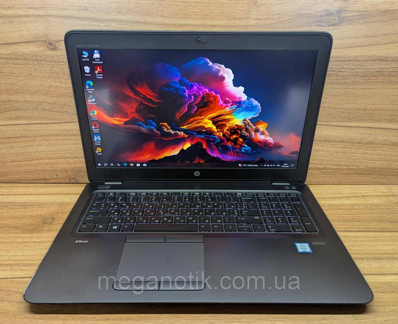 Ігровий ноутбук HP zBook 15U G3 | AMD FirePro W4190M 2 GB | 15,6" | Intel I7 - 6500U | 256GB SSD | 8GB, фото 1