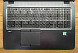 Ігровий ноутбук HP zBook 15U G3 | AMD FirePro W4190M 2 GB | 15,6" | Intel I7 - 6500U | 256GB SSD | 8GB, фото 4
