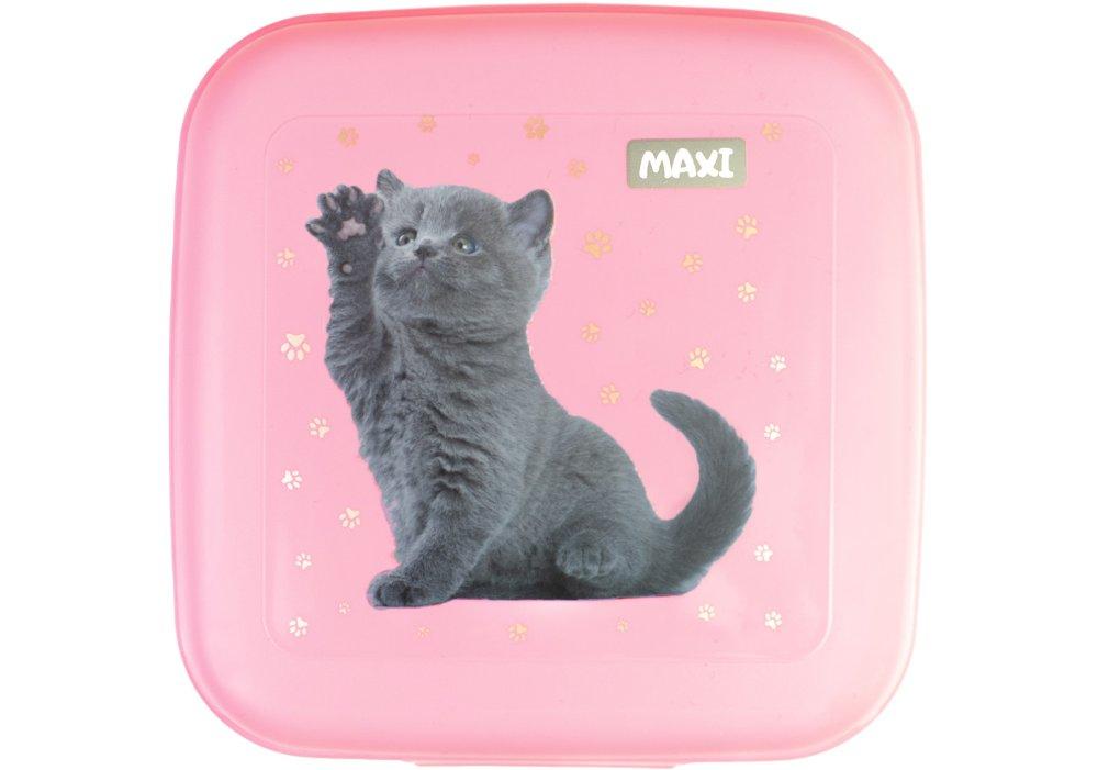 Ланчбокс-пластик. "Maxi" 850мл рожевий №MX98138(15), фото 1