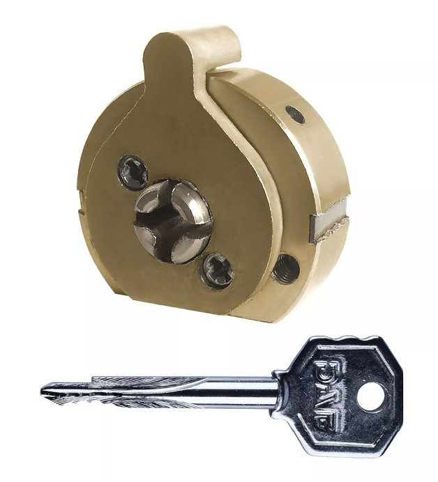 Циліндр DAF 760-05 хрестоподібний ключ, латунь (Туреччина)