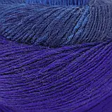 Пряжа Poema/Поема, від фіолетового до синього 310, Laines du Nord, фото 3