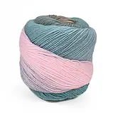 Пряжа Poema/Поема, від бірюзового до рожевого 300, Laines du Nord, фото 2