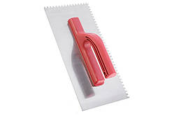 Гладилка Intertool 280 х 130 мм зуб 4 х 4 мм (KT-0004)