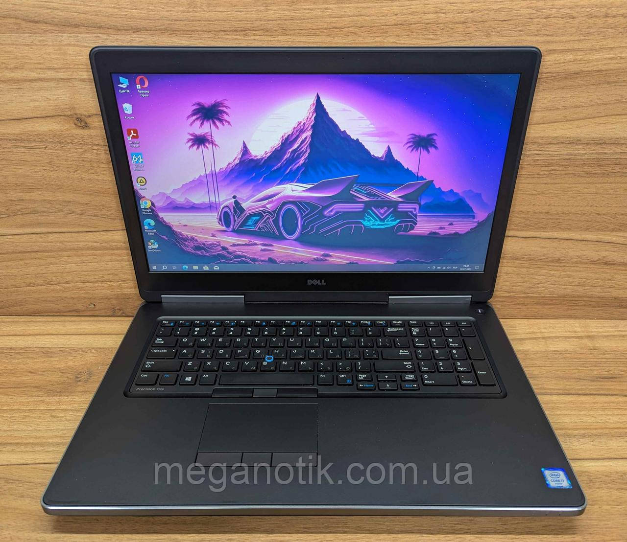 Ігровий ноутбук Dell Precision 7720 | Nvidia Quadro P3000 6 GB | 17,3" | Intel I7 - 6820HQ | 480GB SSD | 32GB, фото 1