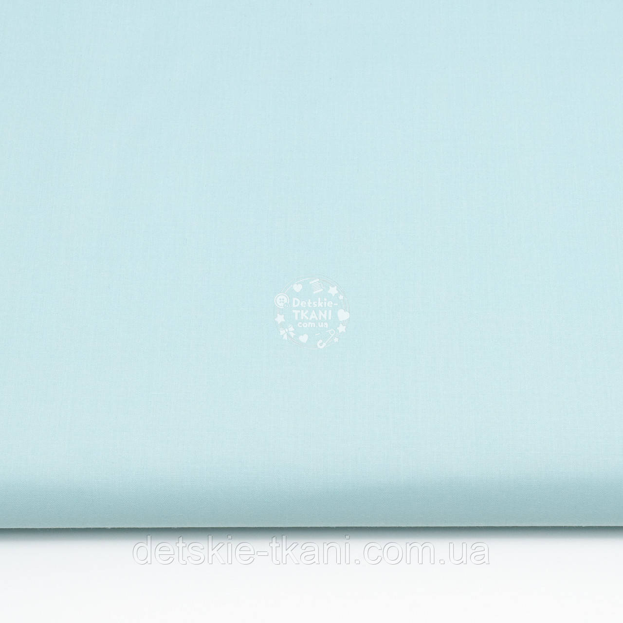 Однотонна польська бязь, колір аква (№5725), фото 1
