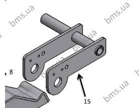 Ручка важіль для скидання повітря BMS