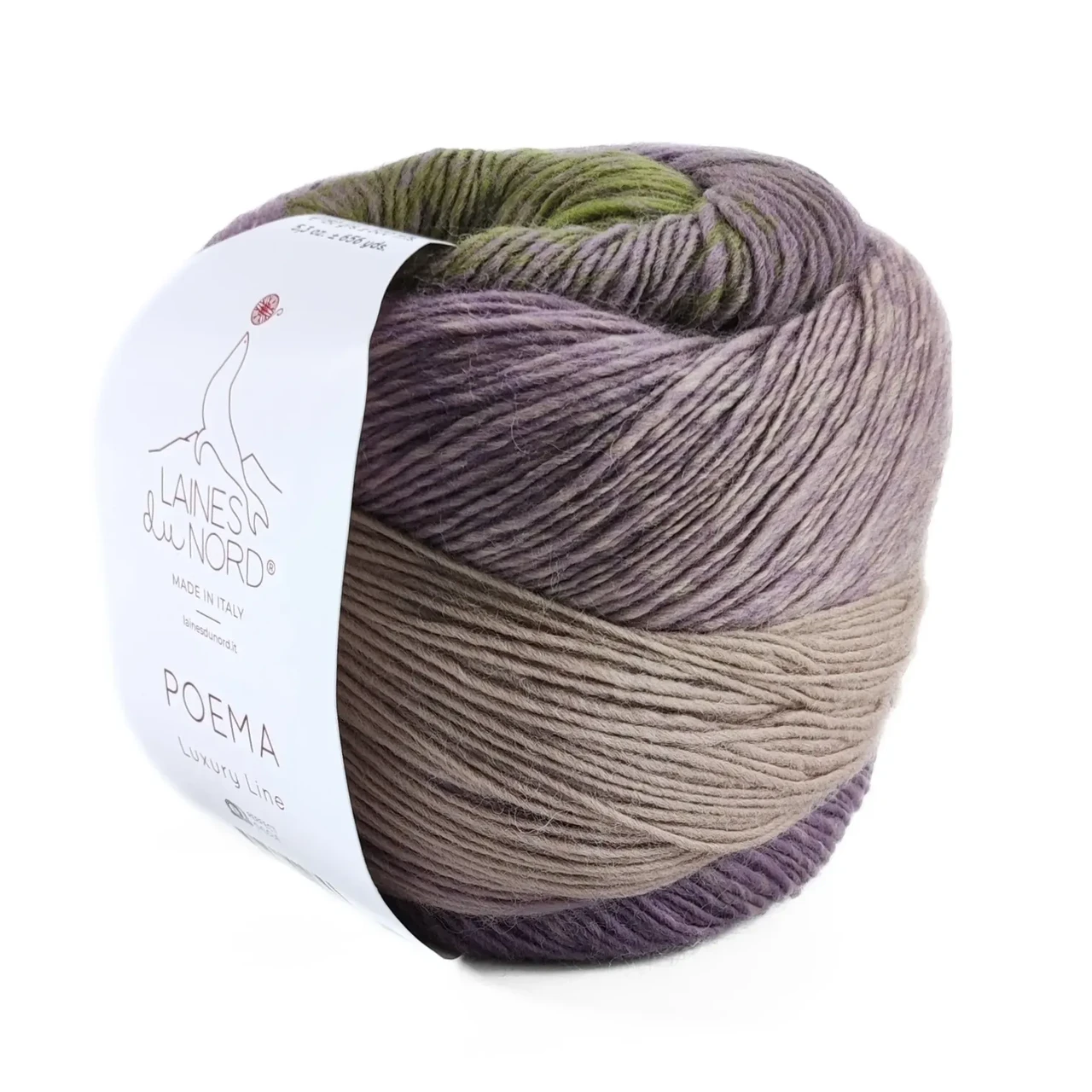 Пряжа Poema/Поема, від бузкового до зеленого 308, Laines du Nord, фото 1