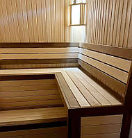 Брус для лави термолипа 85 "Люкс", цільний 85х24х1900-3000 мм, фото 2