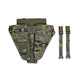 Захист паху (напашник) потрійний Kiborg з балістичним пакетом 1 клас захисту Militex Multicam, фото 4