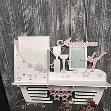 Медальниця для фігурного катання. Холдер для медалей фігурне катання. Подарунок фігурне катання