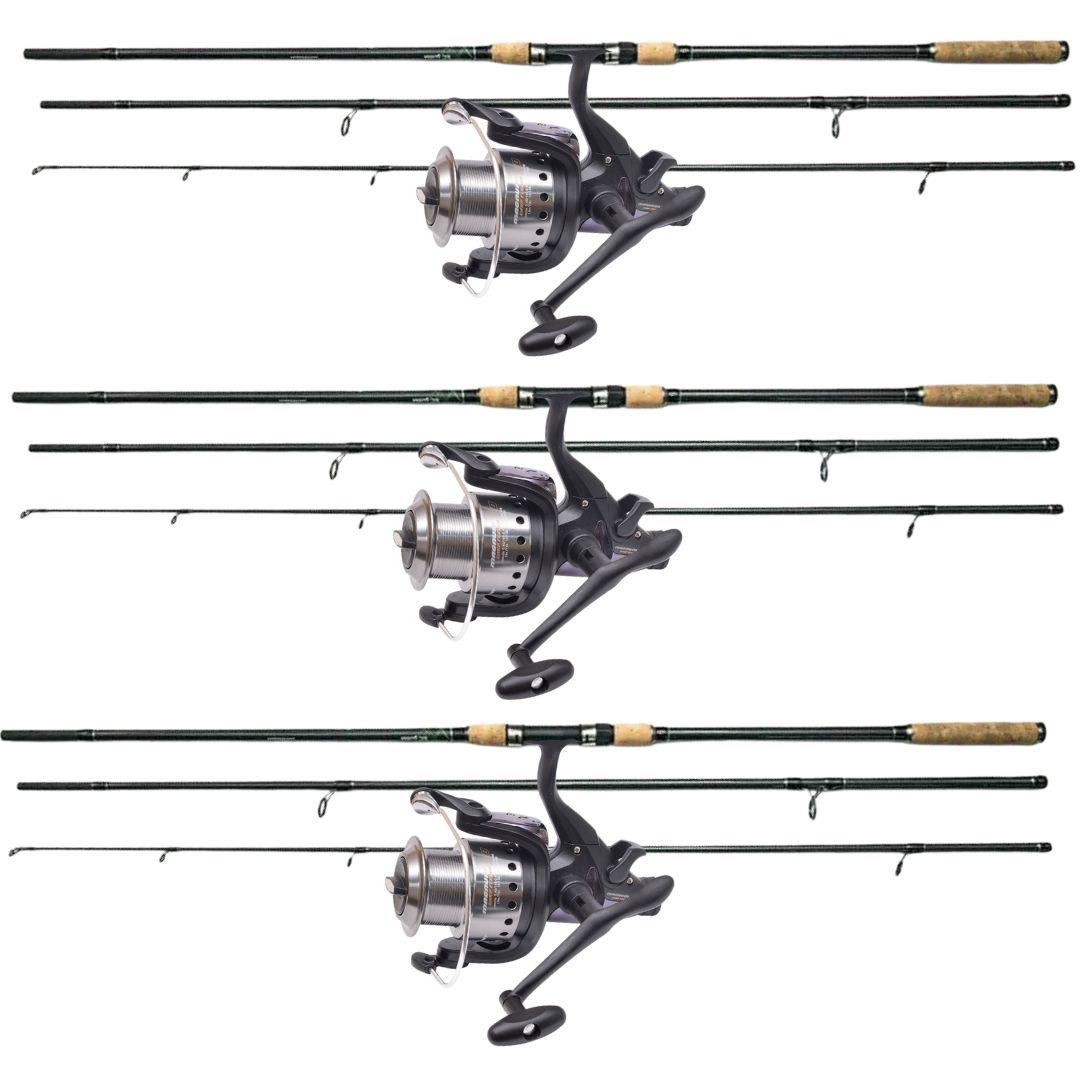 Набір для карпфішингу на три вудилища BratFishing ASPID Carp + котушки Flagman Magnum CARP Feeder 6000, фото 1