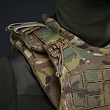 Захист шиї mod. 1 Kiborg з балістичним пакетом Militex Multicam, фото 8