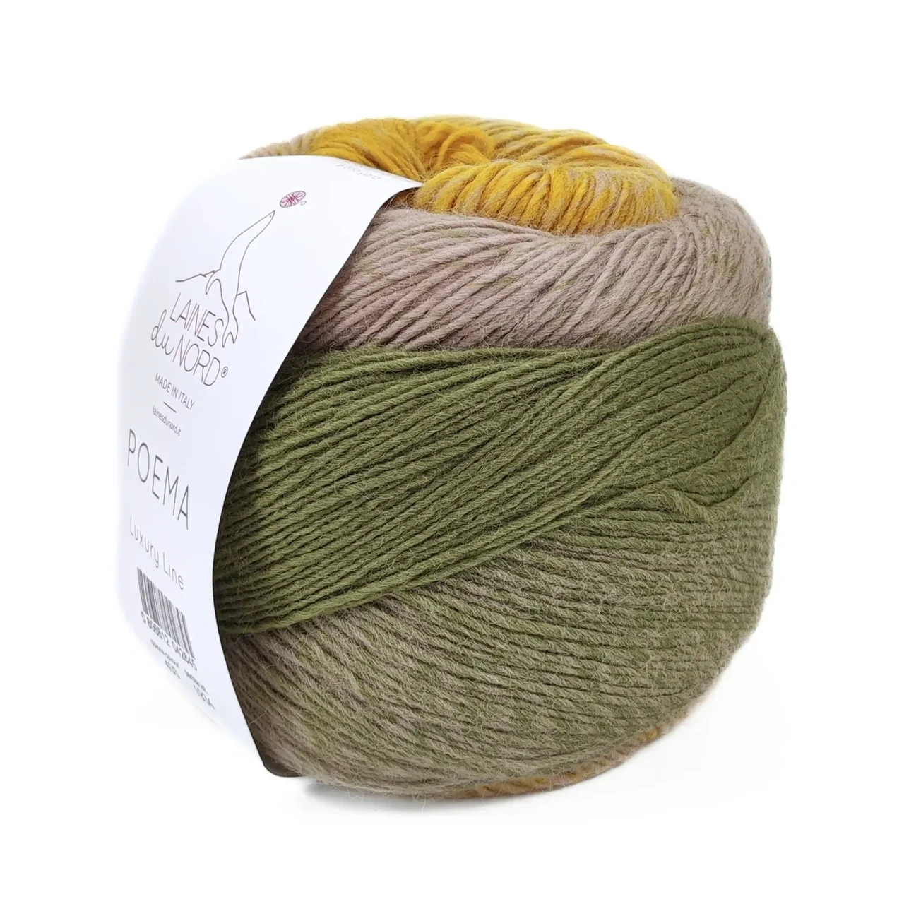 Пряжа Poema/Поема, від гірчичного до хакі 403, Laines du Nord, фото 1