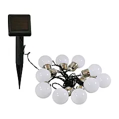 Вулична гірлянда на сонячній батареї Goldlux Milki 3000K IP44 акумуляторна 309280