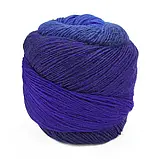Пряжа Poema/Поема, від фіолетового до синього 310, Laines du Nord, фото 4