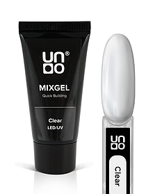 Поліакриловий гель Mixgel 30 мл (Прозорий/Clear), для нарощування та зміцнення нігтів