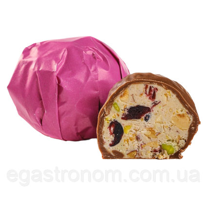 Шоколадні Дубайські цукерки в молочному шоколаді №3105 (фіолетові) Люкс Чоко Lux Choco 3kg/ящ (Код: 00-00017827), фото 1