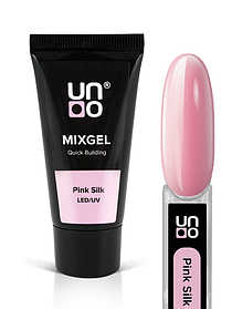 Поліакриловий гель Mixgel 30 мл (Рожевий/Pink silk), для нарощування та зміцнення нігтів