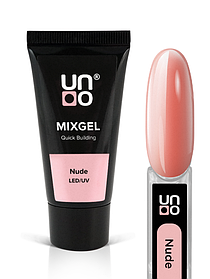 Поліакриловий гель Mixgel 30 мл (Нюдовий/Nude), для нарощування та зміцнення нігтів
