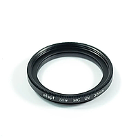 Захисне низькопрофільне скло для ПНБ (від умамків та пилу) з різьбою 30мм