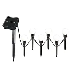 Вулична гірлянда на сонячній батареї Goldlux Kulek Ledх6шт 3000K IP44 акумуляторна 330208