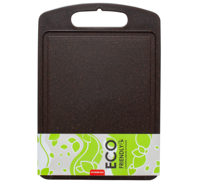 Дошка для нарізки 35*25см ECO WOOD (коричневий) АW168029-25 Алеана, фото 1