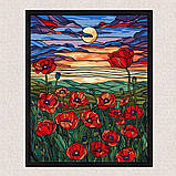 Картина за номерами Пейзаж. Макове поле 40*50 см Ідейка KHO 5131, фото 4