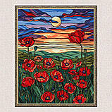 Картина за номерами Пейзаж. Макове поле 40*50 см Ідейка KHO 5131, фото 5
