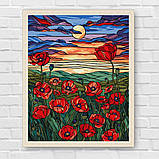 Картина за номерами Пейзаж. Макове поле 40*50 см Ідейка KHO 5131, фото 7
