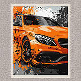 Картина за номерами Помаранчеве авто 30*40 см Ідейка KHO 5154, фото 2
