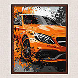 Картина за номерами Помаранчеве авто 30*40 см Ідейка KHO 5154, фото 3