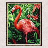 Картина за номерами Птахи. Тропічний фламінго 30*40 см Ідейка KHO 6779, фото 5