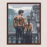 Алмазна мозаїка/вишивка Тіні драконів. Четверте крило 40*50 см Орігамі OD 3521, фото 3