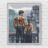 Алмазна мозаїка/вишивка Тіні драконів. Четверте крило 40*50 см Орігамі OD 3521, фото 6