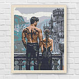 Алмазна мозаїка/вишивка Тіні драконів. Четверте крило 40*50 см Орігамі OD 3521, фото 7