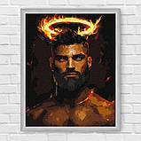 Картина за номерами Люди. Брутальність 40*50 см Ідейка KHO 8607, фото 6