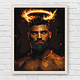 Картина за номерами Люди. Брутальність 40*50 см Ідейка KHO 8607, фото 7