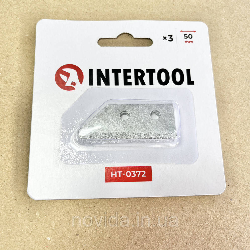 Леза 50 мм до скребка для розшивання плиткових швів INTERTOOL HT-0372