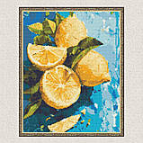 Алмазна мозаїка/вишивка Натюрморт. Лимонна насолода 40*50 см Орігамі OD 3527, фото 5