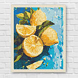 Алмазна мозаїка/вишивка Натюрморт. Лимонна насолода 40*50 см Орігамі OD 3527, фото 7