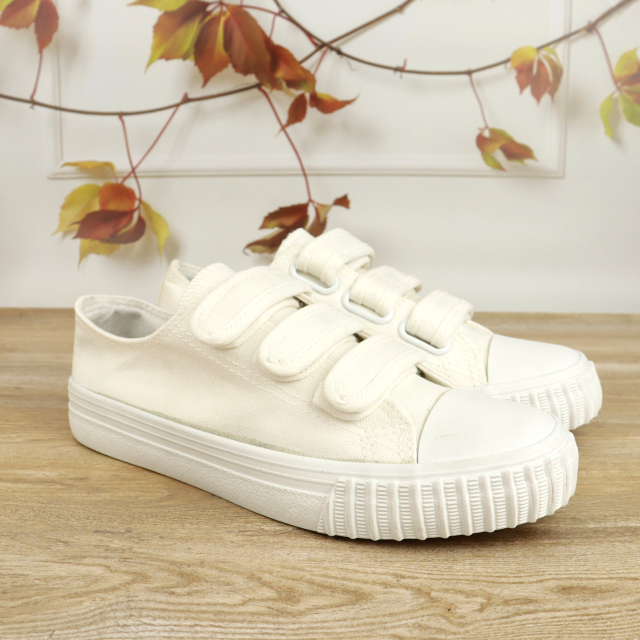 Білі дитячі кеди на липучках ТМ Томм розмір