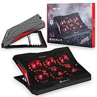 Подставка для ноутбука охлаждающая XTRIKE ME FN-811 с регулировкой угла наклона до 17", 2USB, 2 Speed