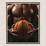 Картина за номерами Люди. Прес баскетболіста 30*40 см Ідейка KHO 8633, фото 5